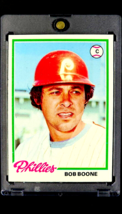 1978 Topps #161 Bob Boone Philadelphia Phillies Vintage Baseball Card - £2.65 GBP
