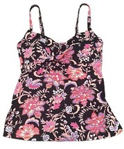 Lands End Women’s Tankini Swim Top Size 2 Floral EXCELLENT CONDITION  - $16.34