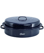 Oster Castillo 16.5 x 13 Inch Enamel on Steel Roaster Pan with Lid in Na... - $1,434.31 MXN
