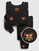 Baby GAP Star Wars Halloween Vader Fett Theme Pajama PJ Set Sz 12-18 mon... - $33.25
