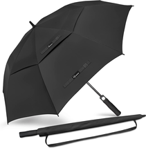 NINEMAX Large Golf Umbrella Windproof 54 Inch Extra Large, Automatic Open Double - £21.26 GBP