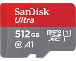 SanDisk Ultra 512GB UHS-I microSDXC Memory Card with SD Adapter - $78.35