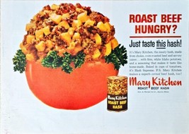 Mary Kitchen Roast Beef Hungry - Canned Foods - 1962 Vintage Print Ad - £6.96 GBP