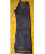Vintage LEVIS 501 Jeans 34x34 USA Button-Fly Red BatWing - $38.49