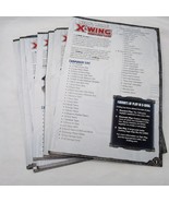 Lot Of (19) Star Wars X-Wing Miniatures Game Rules/Component List - $510.65 MXN