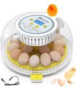 18 Egg Incubator for Hatching Egg Candler Automatic Egg Turning Humidity... - €97,44 EUR