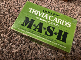 MASH Edition Vintage 1984 Golden Trivia Cards Game Complete EUC FAST SHIP  - £14.20 GBP