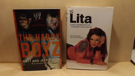 WWE Superstars Bios. The Hardy Boyz &amp; Lita Hardback books - £22.01 GBP