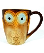 Gibson Home Owl City Coffee Mug Embossed Owl Shape Mug Elite Couture 4 1... - £8.31 GBP