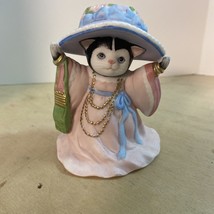 Kitty Cucumber Ellie Dress Up Necklace Hat B Shackman Schmid 1992 Figuri... - $12.83