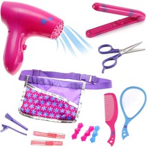 Liberty Imports Little Girls Beauty Hair Salon Toy Kit with Toy Hairdryer, Mirro - £24.23 GBP