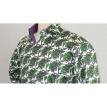 Men Shirt J.Valintin Turkey-Usa 100% Egyptian Cotton Axxess Style A113-12 Green image 9