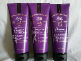 BBW Bath & Body Works Aromatherapy Passion Tuberose & Ylang Ylang Body Cream x3 - $37.99