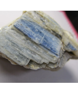 Natural Blue Kyanite Stone Raw Crystal Specimen Rock w/ Quartz Matrix 17... - $9.80