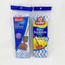 Lot 2 - O Cedar Easy Squeeze Mop Refill Microfiber Wave Sponge Discontinued New - £30.82 GBP