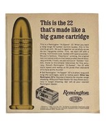 Vintage 1960&#39;s Print Ad Remington Dupont Hi Speed 22 Caliber Cartridges ... - £5.32 GBP