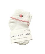 Janie and Jack Fold Over Flower Sock Size 3-6 months New - $9.90