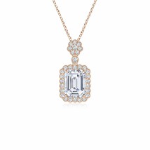ANGARA Lab-Grown Diamond Pendant Necklace in 14k Solid Gold (Carat-2.20Ct.tw) - £2,929.62 GBP
