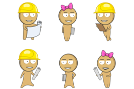 Clipart about engineers and builders - $5.00