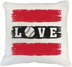 Love Softball. Cute Sports Pillow Cover For Coach, Athlete, Trainer, Director, M - $24.74+