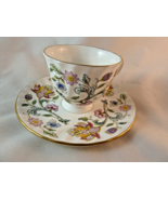 The Danbury Mint Minton Fine Bone China Floral Demitasse Cup &amp; Saucer - $20.90 CAD