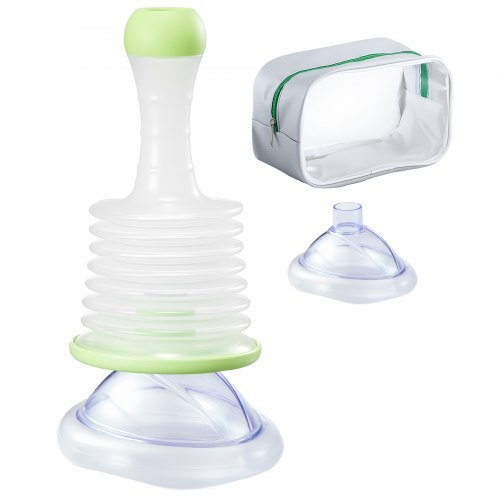 Choking Rescue Device, Portable Airway Clear Anti Choking Suction Device with 2