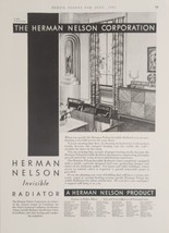 1931 Print Ad Herman Nelson Invisible Radiators in Modern Office Moline,IL - £17.19 GBP