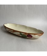 Vintage Franciscan Apple Earthenware Relish Dish Long Oval Bowl Bread Ut... - $34.27 CAD