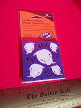 Craft Holiday Treat Pack Stickers American Greetings Boo Ghost Halloween Favors - £2.27 GBP