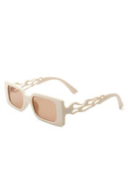 Rectangle Retro Irregular Square Sunglasses - £12.86 GBP