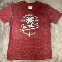 Jamaica Puff Print Tshirt Tropix Tag L Womens One Love - $39.00