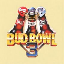 Bud Bowl Budweiser Vintage Logo Poster Metal Round 8x8in Sign Old New E - $24.74