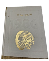 Yearbook Indianola Iowa IA High School Book Pow Wow No Writing Annual 1986 - $31.65