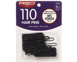 RED BY KISS  110 HAIR PINS SIZE: 1 3/4&quot;  BALL TIPPED OPENED AND CRIMPED ... - £0.85 GBP