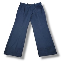 Travel Smith Pants Size 40 W40&quot; x L31&quot; Business Casual Pants Pleated Chi... - £28.44 GBP