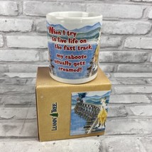 Leanin&#39; Tree 12oz Mug When I Try To Live Life On Fast Track Caboose Gets... - $16.20