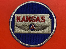 CIVIL AIR PATROL, KANSAS, FULLY EMBROIDERED, CUT EDGED, 3&quot;, APPROVED 6-S... - $142.15 MXN