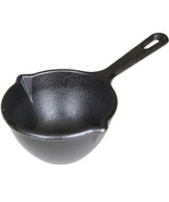 rOund MELTING POT Cast Iron Pre Seasoned 4.5&quot; x 2.5&quot; deep LODGE Logic LM... - €41,84 EUR