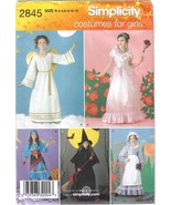 Simplicity Costumes Pattern 2845 Angel Princess Gypsy Witch More Szs 2-1... - $5.00