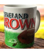 NFL Cleveland Browns Wilson Football Coffee Mug Cup Ceramic Helmet All Over - $19.05 CAD