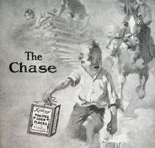 Kelloggs Toasted Corn Flakes 1910s Advertisement Cereal The Chase DWAA22 - $35.02 CAD
