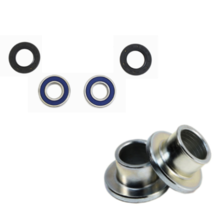 AB Rear Wheel Bearings &amp; Spacers Kit For The 1991 Only Kawasaki KDX250 KDX 250 - £46.71 GBP