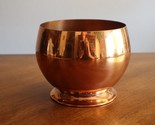Vtg Copper Coppercraft Guild Footed Violet Bowl Planter Taunton Mass. 5.... - $15.00