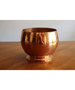 Vtg Copper Coppercraft Guild Footed Violet Bowl Planter Taunton Mass. 5.... - £11.97 GBP