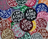 I Am A Child Of God Embroidered Iron On or Sew On Patch 2.5&quot; Many Colors... - $5.37