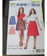 &quot;&quot;BASIC SKIRT PATTERN - KWIK SEW - LEARN HOW TO...&quot;&quot; - NEW - SIZE XS - XL - £6.99 GBP