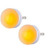 2 SleepLite Nightlights Plug In Amber Glow LED Dusk to Dawn Night Light ... - €22,61 EUR