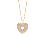 ARRIA BY KISS 14KT GOLD PLATED OPEN HEART NECKLACE #JN144 - $7.99