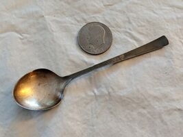 C Hugo Pott 787 Allemagne Silverplate Ovale Soupe Dessert Cuillère 6 3/8... - $24.93