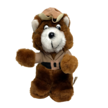 Vintage Smokey Bear Plush Ace Novelty Park Ranger Mini Small Brown Teddy Toy 6.5 - £21.82 GBP